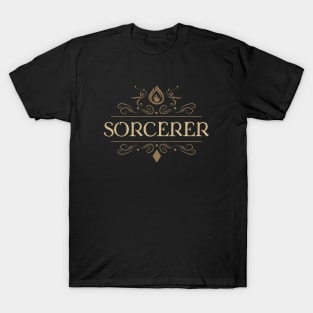 Sorcerer Character Class Tabletop RPG T-Shirt